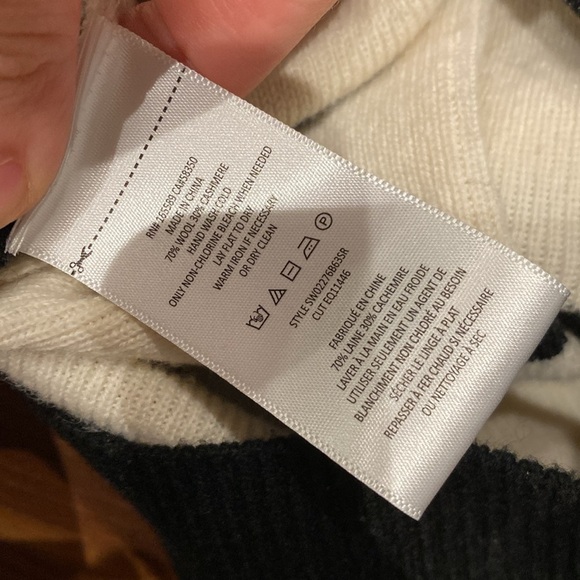 Equipment / Corma Wool & Cashmere Blend stripe Sweater XXS - Picture 4 of 6